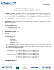 DoP Versico (English)